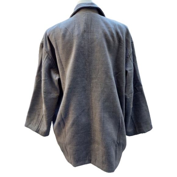 Free People Gray Double Breasted Jacket - Picture 7 of 16